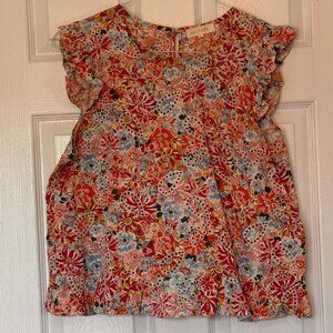 Solitaire Floral Blouse – Size L